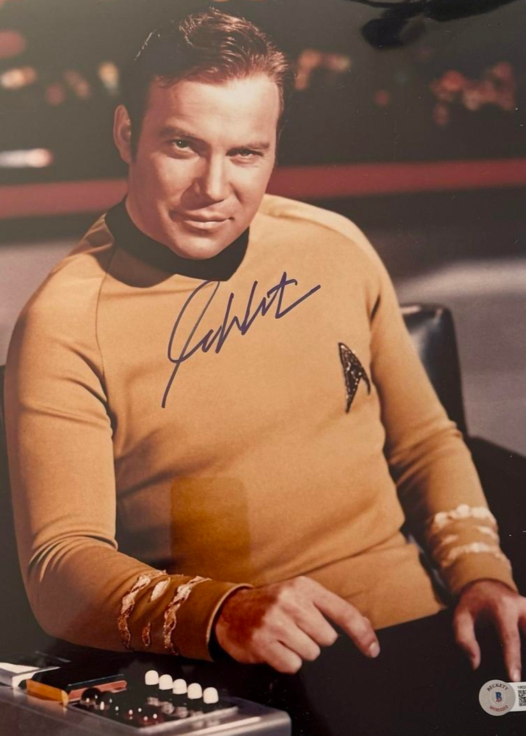 William Shatner Signed 11x14 Photo (Star Trek) - Beckett COA
